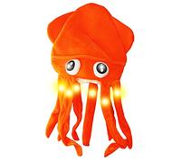 The Glow Company Light Up Flashing Squid Hat (1 Pack)