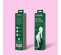 The Glow Getter - Highlighter Brush Set Titanic Brush Co. Black 1