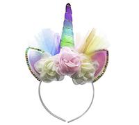 The Glowhouse LED Unicorn Headband Flashing Rainbow Headband Multi Colour One Size Fits Most