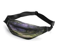 The Glowing Path Waist Bag,Durable Sling Bag with Adjustable Strap Crossbody Waist Bag,for Outdoors Workout Traveling Casual Running Hiking Cycling