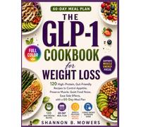 The GLP-1 Cookbook for Weight Loss: 120 High-Protein, Gut-Friendly Recipes to Control Appetite, Preserve Muscle, Quiet Food Noise, Ease Side Effects, with a 60-Day Meal Plan