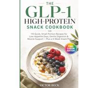 The GLP-1 High-Protein Snack Cookbook: 115 Quick, Small-Portion Recipes for Low-Appetite Days, Gentle Digestion & Muscle Support - Plus a 4-Week Snack Plan