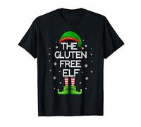 The Gluten Free Elf Funny Group Matching Christmas Pajamas T-Shirt