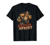 The Gluten Sprint Funny Food Humor Value Graphic T-Shirt