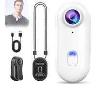 The Go Catch Camera, Gocatch Camera, Nexo25 Black 4K/1080P UHD Sports Thumb Cameras, wiith Ip68 Waterproof Wearable Action Cam for Cycling, Diving, Travel, Fishing (Basic White-1080P,No Memory Card)