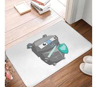 The Go Gopher Golang Dark Knight Anti-slip Doormat Floor Mat Carpet Rug for Kitchen Entrance Bathroom Living room Footpad Mats
