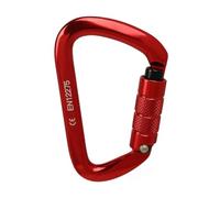 The Go To Gear Robust Yet Lightweight, the 25KN Aluminum Climber's Companion (Red)
