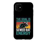The Goal Is Sewer Rat Energy Chaotic Meme - Case for iPhone 11