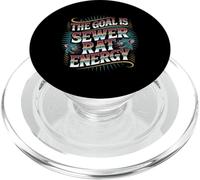 The Goal Is Sewer Rat Energy Chaotic Meme - PopSockets PopGrip for MagSafe