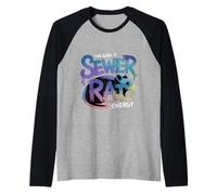 The Goal is Sewer Rat Energy Chaotic Meme - Raglan Baseball Tee