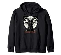 The Goat Baphomet Black Phillip Zip Hoodie