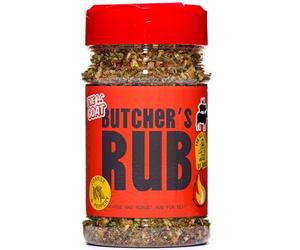 The GOAT Butcher’s Rub Extra-Large 150g Shaker - Coarse Fragrant Herby Blend for Big Joints Whole Birds or Steaks, Withstands High Oven & BBQ Temperatures, Deep Rich Savoury Meat Seasoning