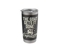 The Goat gets it Done Capricorn Stainless Steel Insulated Tumbler