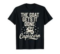 The Goat gets it Done Capricorn Value Graphic T-Shirt