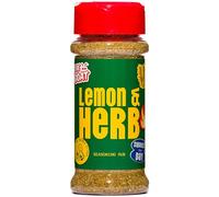 The GOAT Lemon & Herb Seasoning Blend - 75g Shaker. Zest up your fish, chicken, and salads with this zingy blend of lemon and herbs. House-made Spice Mix.