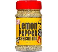 The GOAT Lemon Pepper Seasoning 180g Shaker - Hand Blended Crisp Citrus Zest Mix for Bold Flavour on Chicken, Seafood and Vegetables, Elevates Rubs and Marinades, Ideal for Grilling, Roasting and More