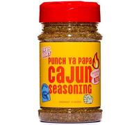 The GOAT Punch Ya Papa Cajun Seasoning Blend 120g - Jumbo Shaker UK-Made All-Purpose Spice Mix for Seafood Boil, BBQ, Fish, Meat, Veggies, Louisiana Style Cooking, Dry Marinades & Authentic Flavour
