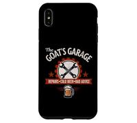 The GOAT’s Garage Repairs Cold Beer Bad Advice Fun Mechanic Case for iPhone XS Max