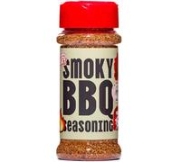 The GOAT Smoky BBQ Seasoning Blend & Rub 75g Shaker - Gourmet American Texas Barbecue Artisan Spice Mix, Bold Rich Taste on Meat, Seafood and Vegetables, Ideal for Grilling and Roasting