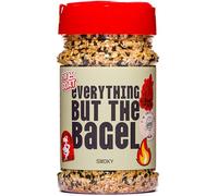The GOAT Smoky Everything But The Bagel Seasoning Jumbo 180g Shaker - All Purpose Finishing Spice for Meat and Vegetables with Toasted Sesame and Poppy Seeds, Gourmet Artisan UK Made Blend