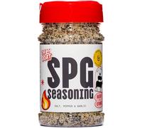 The GOAT SPG Seasoning Blend 275g Shaker - Hand Blended Salt Pepper Garlic Mix for Classic Flavour on Meat, Poultry, Seafood, Authentic BBQ Rub and Marinade for Grilling, Smoking and Roasting