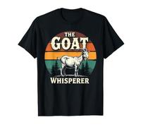 The Goat Whisperer Funny Vintage Sunset Goat Farmer Value Graphic T-Shirt