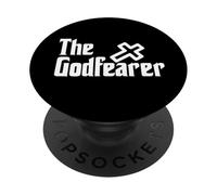 The God Fearer Fear God Faith Over Fear Christian Church PopSockets Adhesive PopGrip