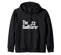 The God Fearer Fear God Faith Over Fear Christian Church Zip Hoodie