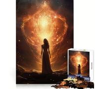 The Goddess before Me Jigsaw Puzzles 1000 Piece for Adults Mental Logic Toy Peaceful Fun Firm Cut Cherished Gift (38x26cm)