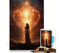 The Goddess before Me Jigsaw Puzzles for Teenagers 1000 Piece Raise Memory Leisure Time Clean Edge Lovely Present (50x75cm)