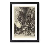 The Goddess Discord by Gustave Moreau Framed Print | A2 Black Framed Wall Art | Ready to Hang | Modern Nature Picture | Living Room Bedroom Lounge Office
