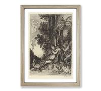 The Goddess Discord by Gustave Moreau Framed Print | A2 Oak Framed Wall Art | Ready to Hang | Modern Nature Picture | Living Room Bedroom Lounge Office