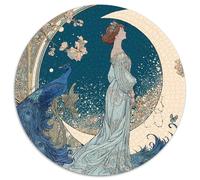 The Goddess Emerges from The Crescent Moon - PeacockJigsaw Puzzles 1000 Pieces for Adults Puzzle Educational Games