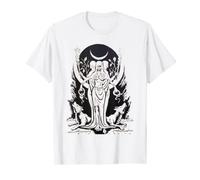 The Goddess Hecate Tarot Card Triple Wiccan Pagan Moon Witch T-Shirt
