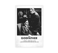 The Godfather Classic Retro Movie Posters Film 9 Canvas Poster Bedroom Decor Landscape Office Room Decor Gift 20x30inch(50x75cm)