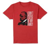 The Godfather I Dont Apologize Men's T-Shirt - Red | Size: Small The Godfather Red S