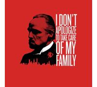 The Godfather I Dont Apologize Men's T-Shirt - Red - XXL