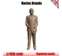 The Godfather Marlon Brando Unpainted Figure 1:18 Scale Wasp Mar Bra