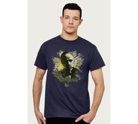 The Godfather Men's Don Vito Corleone Mafia Boss T-Shirt in Navy | Size: 2XL The Godfather Navy 2XL