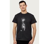 The Godfather Men's GF Don Vito Corleone Paint Effect T-Shirt in Black | Size: Medium The Godfather Black M