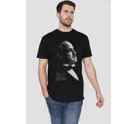 The Godfather Men's Godfather Graphic Vito T-Shirt, Black | Size: 5XL The Godfather Black 5XL