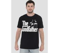 The Godfather Men's Godfather Logo T-Shirt, Black | Size: Small The Godfather Black S