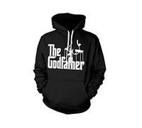 The Godfather Men's Kapuzenpullover Hooded Sweatshirt, Schwarz, L
