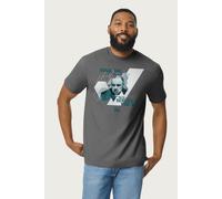 The Godfather Men's Vito Corleone Service For Me Quote T-Shirt in Charcoal | Size: XL The Godfather Charcoal XL