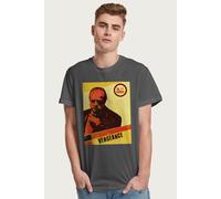 The Godfather Men's Vito Don Corleone Vengeance T-Shirt in Charcoal | Size: Large The Godfather Charcoal L