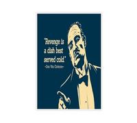 The Godfather Movie Posters Don Vito Corleone Motivational Quote 4 Canvas Poster Bedroom Decor Landscape Office Room Decor Gift 24x36inch(60x90cm)