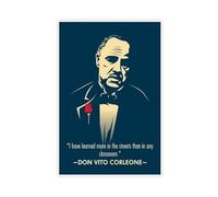 The Godfather Movie Posters Don Vito Corleone Motivational Quote 7 Canvas Poster Bedroom Decor Landscape Office Room Decor Gift 08x12inch(20x30cm)