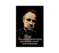 The Godfather Movie Posters Don Vito Corleone Motivational Quote Canvas Poster Bedroom Decor Landscape Office Room Decor Gift 08x12inch(20x30cm)