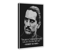 The Godfather Movie Posters Robert De Niro Motivational Quote Canvas Poster Bedroom Decor Landscape Office Room Decor Gift 20x30inch(50x75cm)