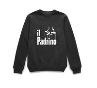 The Godfather Official Il Padrino Sweatshirt - Black in White | Size: Large The Godfather White L